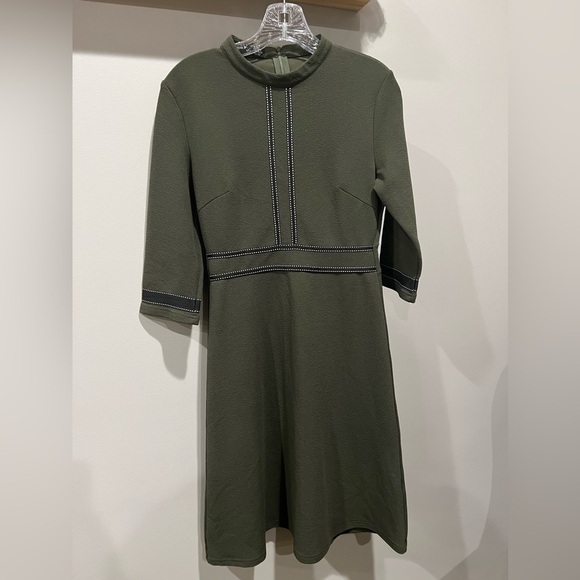 Homeyee Women’s Dark Green Vintage Size 6 Sheath Dress - Picture 1 of 9